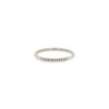 Rings Zoe Chicco | Gold Band Ring With 10 Pave Set Diamonds