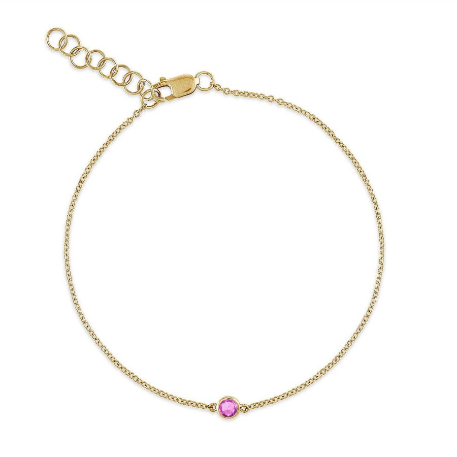 Bracelets SG Fine | Birthstone Bezel Bracelet 14K Yellow Gold