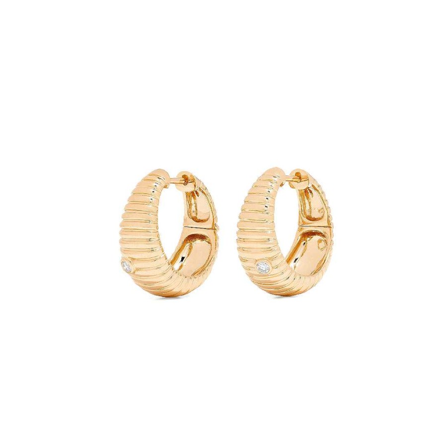 Earrings Yvonne Leon | Small Berlingot Hoops