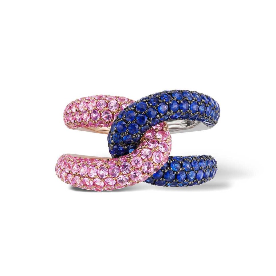 Rings Gemella Jewels | Gemstone Intertwin Ring