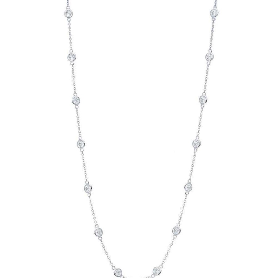 Necklaces SG Fine | 16 Stone Diamond Necklace