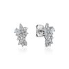 Earrings SG Fine | Cascade Diamond Stud Earring 14K White Gold