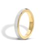 Rings SG Fine | The Chocolate & Vanilla Enamel Ring 14K Yellow Gold