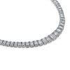 Necklaces SG Fine | Graduated Emerald Cut Tennis Necklace