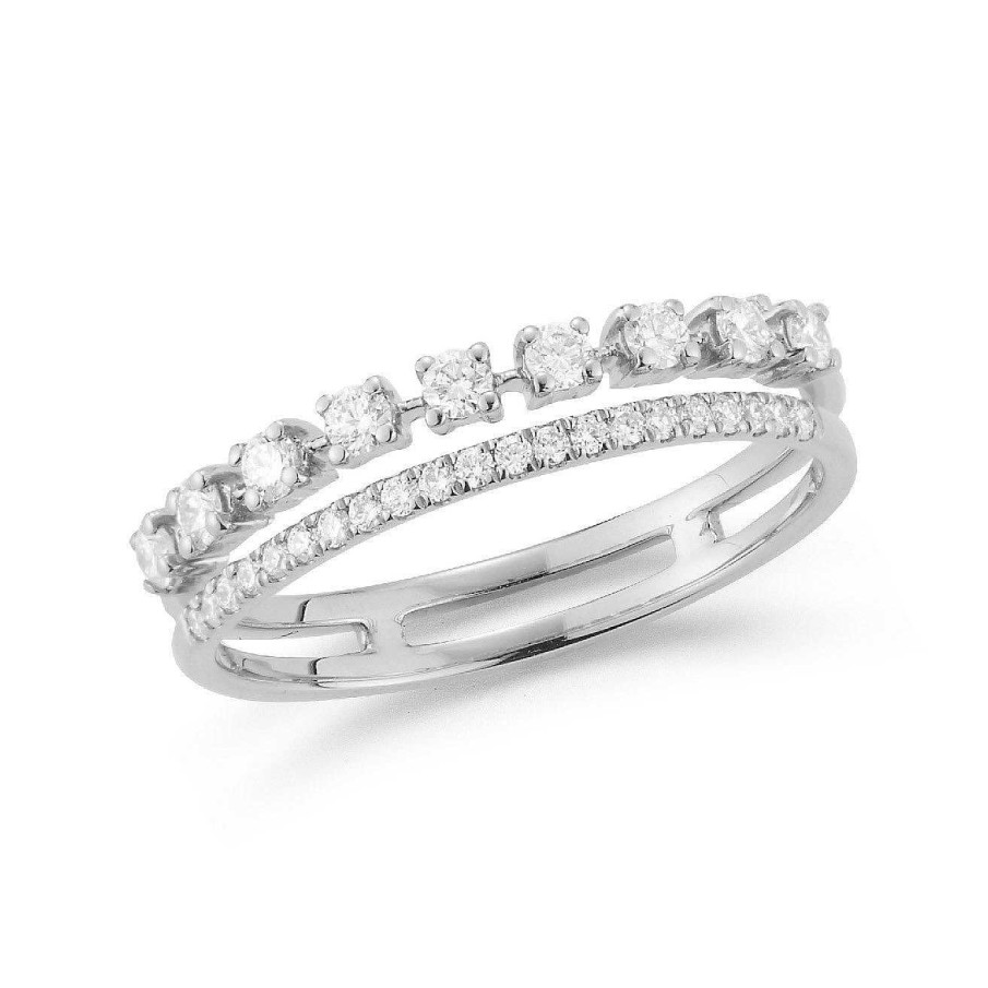 Rings Dana Rebecca | Ava Bea Double Row Ring