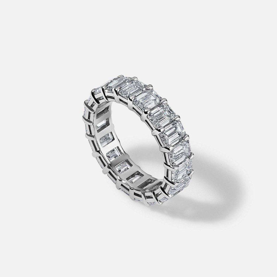 Rings SG Fine | Emerald Cut Eternity Band 5.22Ct