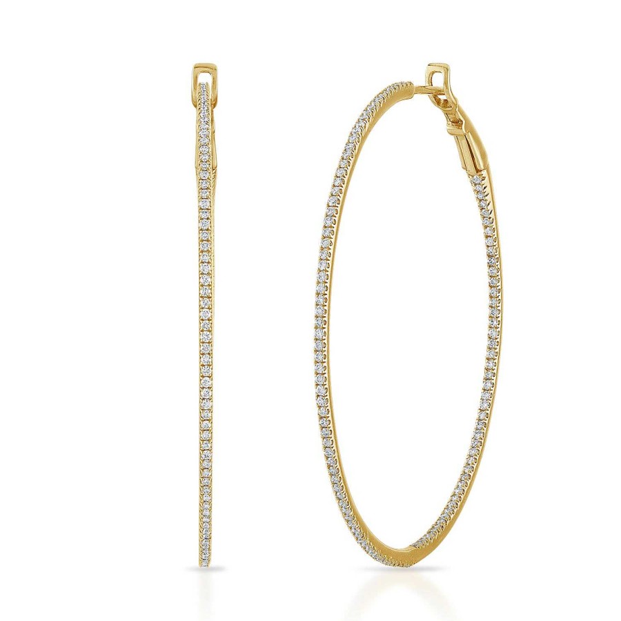 Earrings SG Fine | Diamond Hoops