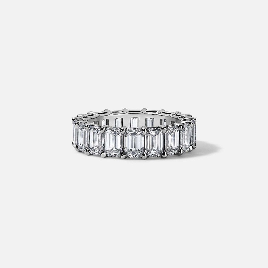 Rings SG Fine | Emerald Cut Eternity Band 5.85Ct