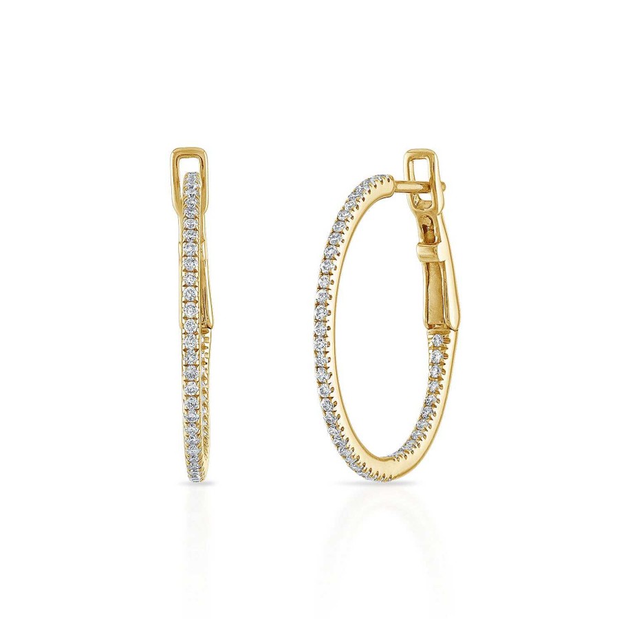 Earrings SG Fine | Diamond Hoops