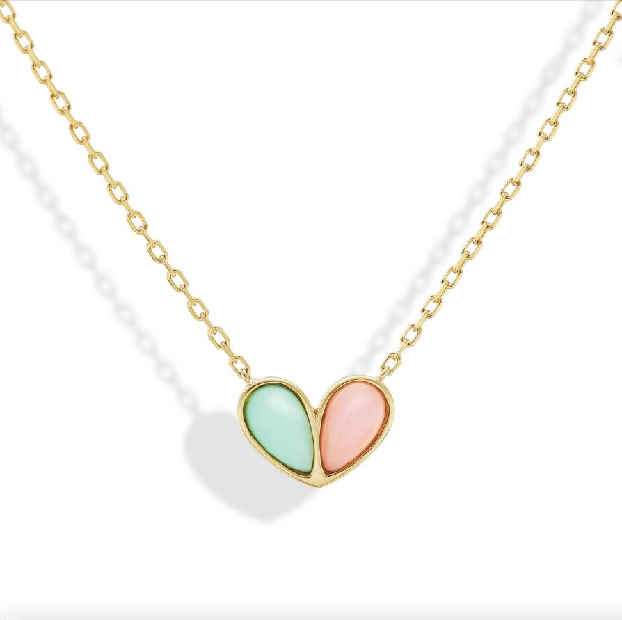 Necklaces Gemella Jewels | Jumbo Sweetheart Necklace 18K Yellow Gold