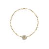 Bracelets Bernard James | Maxi Daisy Single Charm Bracelet 14K Yellow/White Gold