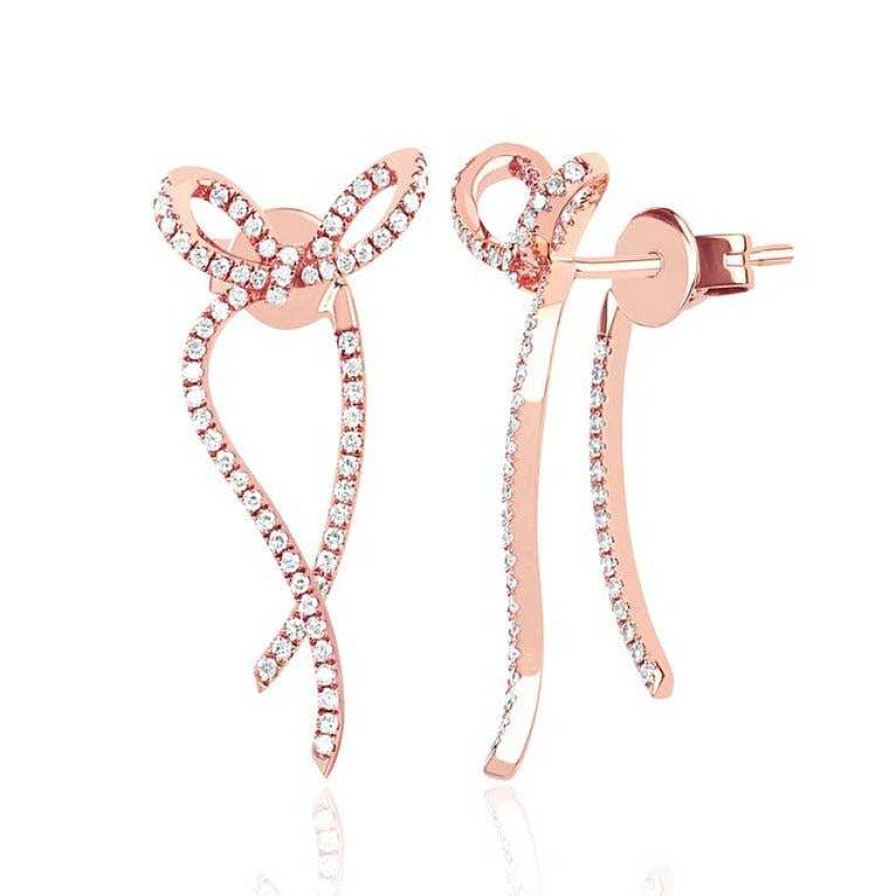 Earrings EF Collection | Diamond Bow Earrings