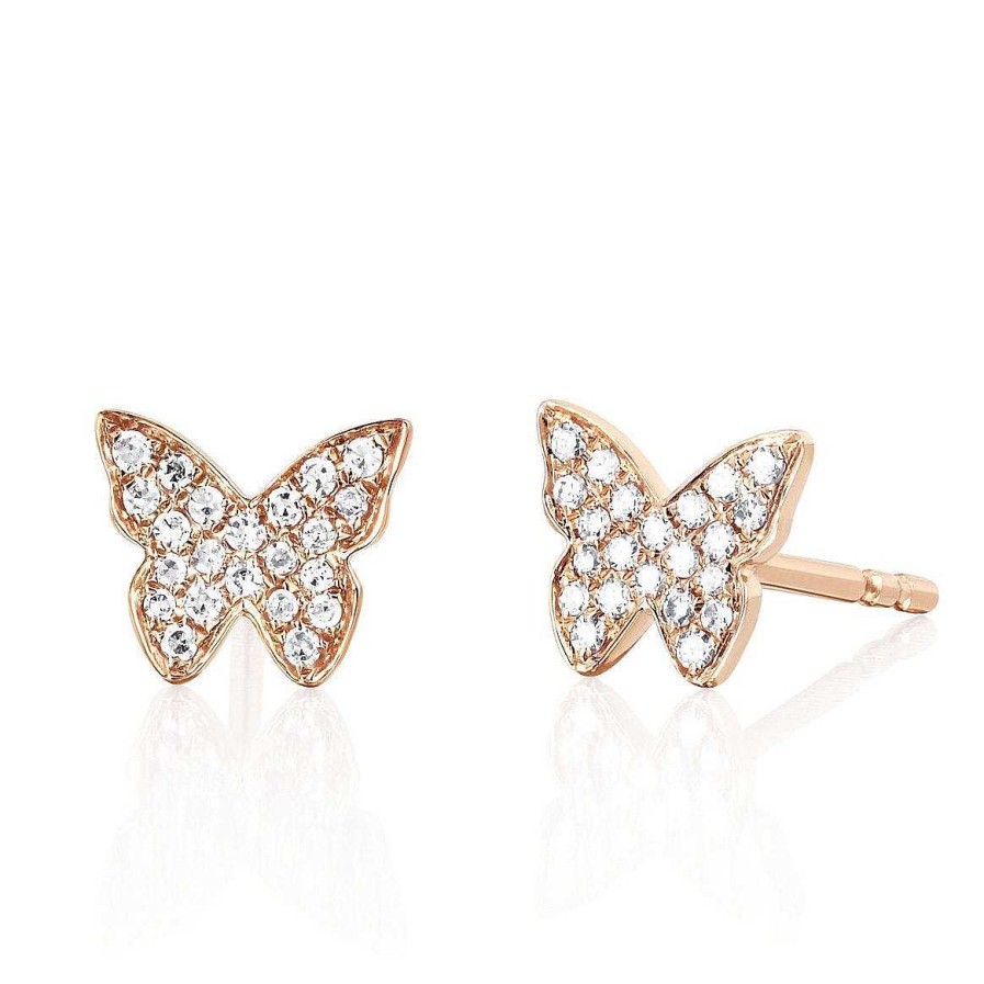 Earrings EF Collection | Butterfly Studs