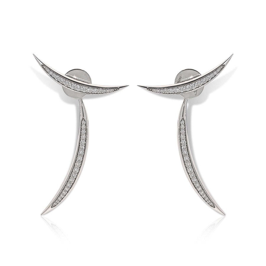 Earrings Susana Martins | Calatrava Diamond Strokes Earrings