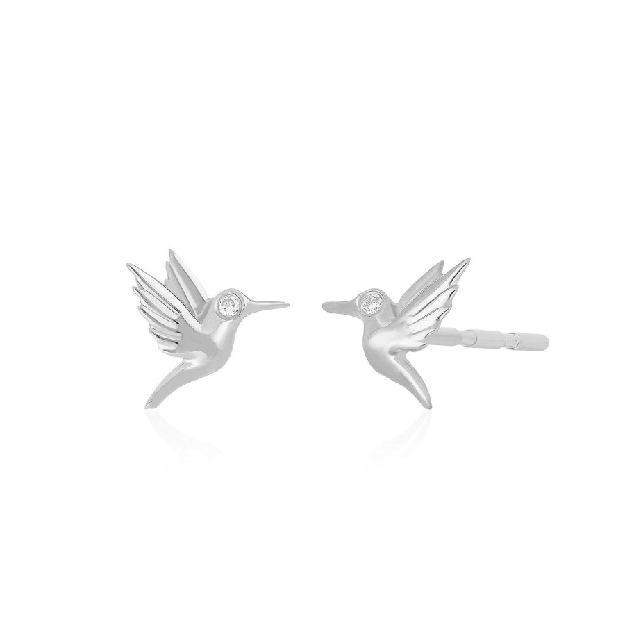 Earrings EF Collection | Mini Hummingbird Stud Earrings