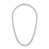 Necklaces SG Fine | Pear Shape Diamond Riviera Necklace 18K White Gold