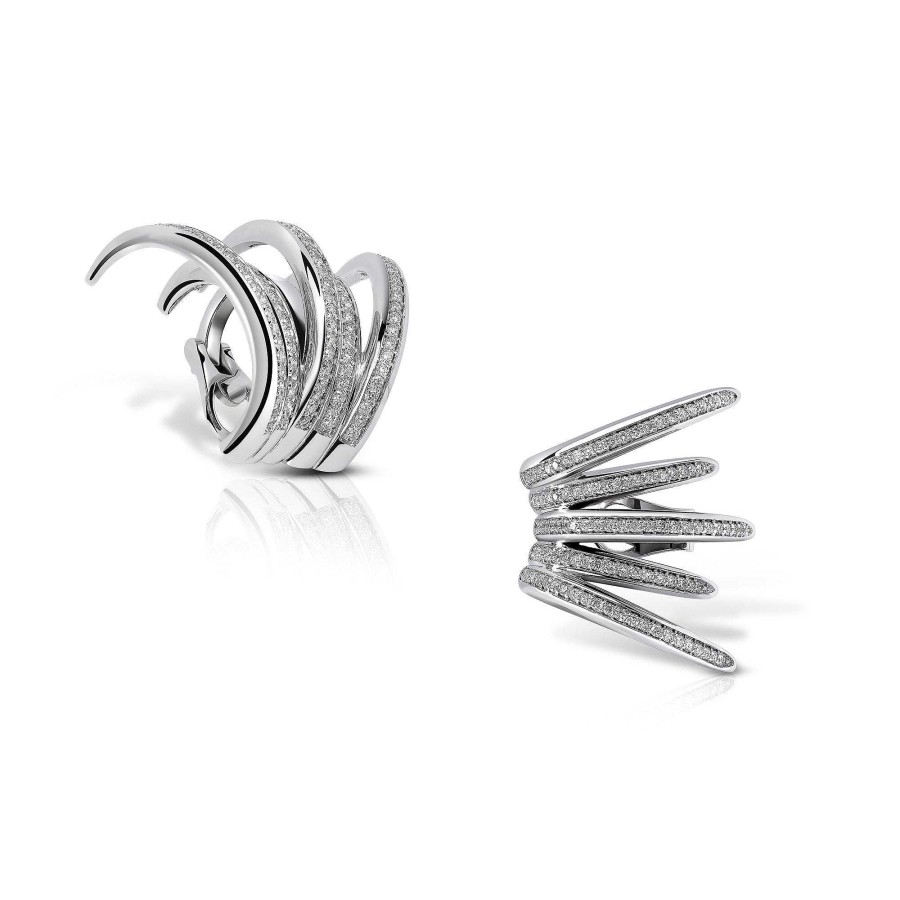 Earrings Susana Martins | Calatrava Small Ear Cuff With Diamonds