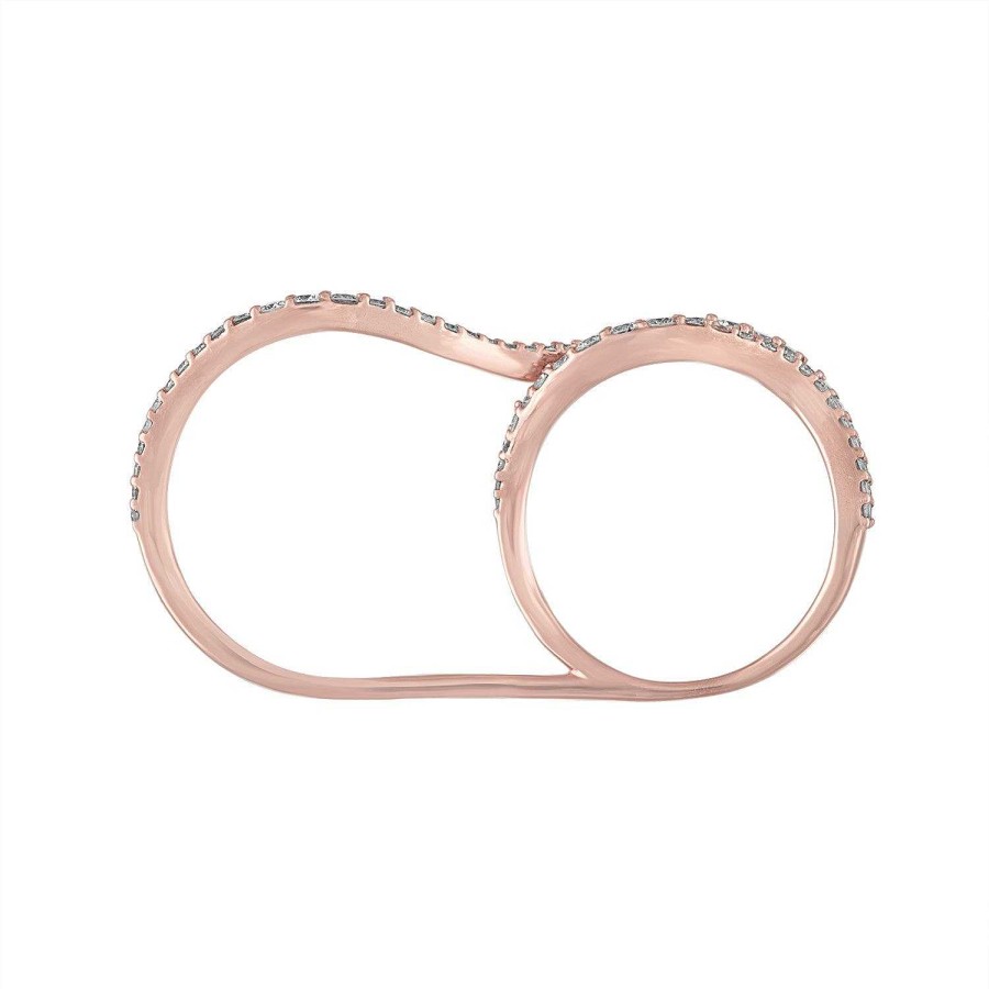 Rings SG Fine | Wavy Two Finger Ring