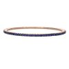 Bracelets Roberto Demeglio | Extensible Blue Sapphire Tennis Bracelet