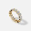 Rings SG Fine | Bezel Set Oval Cut Eternity Band 3.21Ct