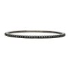 Bracelets Roberto Demeglio | Men'S Extensible Tennis Bracelet 18K Black Rhodium