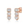 Earrings SG Fine | Fancy Bezel Three Stone Multi Shape Earring