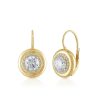 Earrings SG Fine | Mini Diamond Button Wire Earring