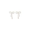 Earrings Sophie Bille Brahe | Pearl Bow Earrings 14K Yellow Gold