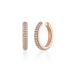 Earrings SG Fine | Double Row Pave Ear Cuff