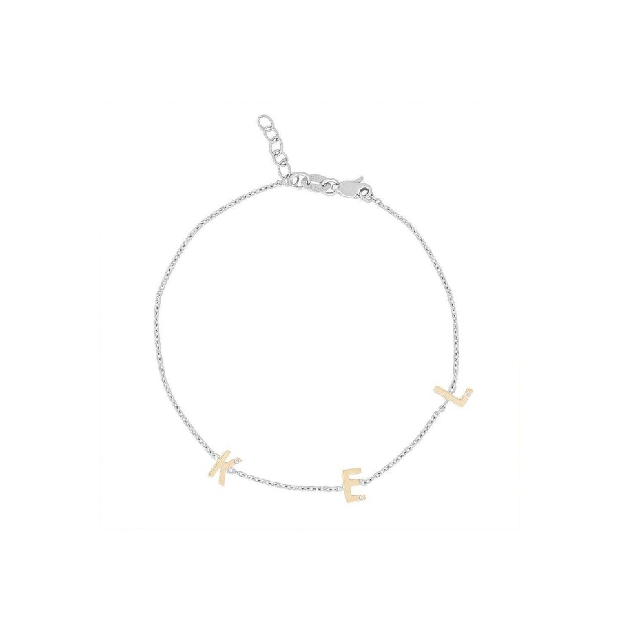 Bracelets Kelly Bello | Mini Initial Bracelet