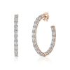 Earrings SG Fine | Emerald Cut Hoop Earrings