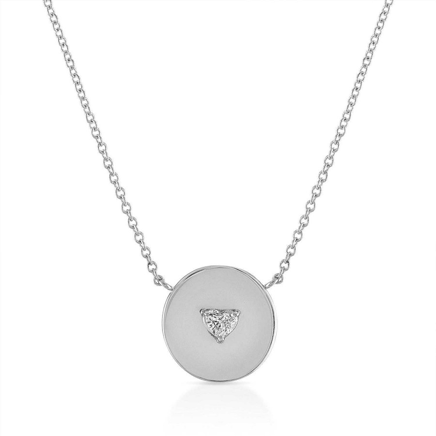 Necklaces SG Fine | Diamond Coin Pendant