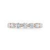 Rings SG Fine | 7 Stone Oval Diamond Band Platinum