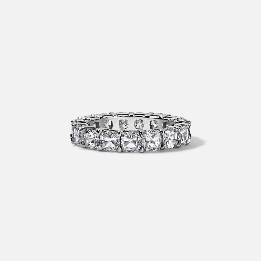 Rings SG Fine | Cushion Cut Eternity Band 5.24Ct