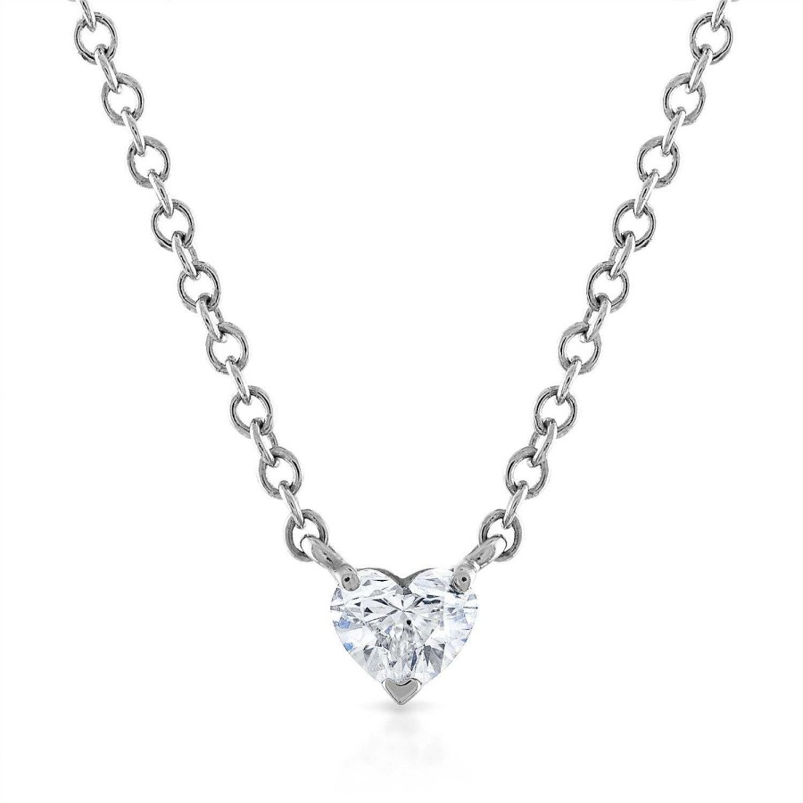 Necklaces SG Fine | Mini Heart Solitaire Necklace