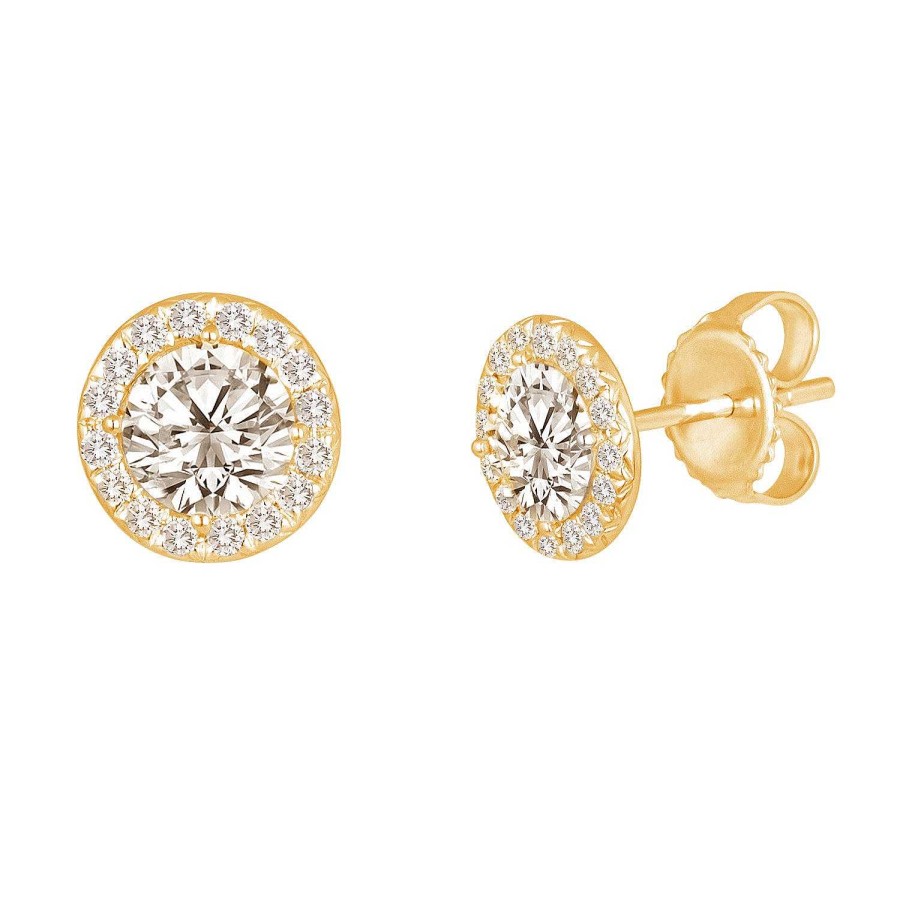 Earrings SG Fine | Halo Studs