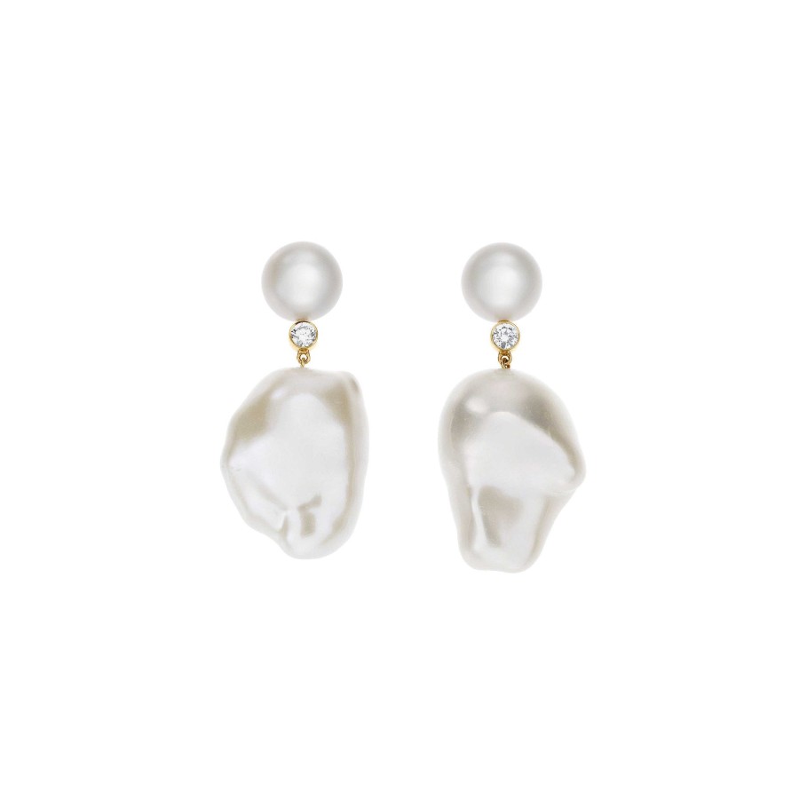 Earrings Sophie Bille Brahe | Venus Diamant Earrings 14K Yellow Gold