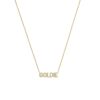 Necklaces Noush Jewelry | Petite Bubble Name Necklace