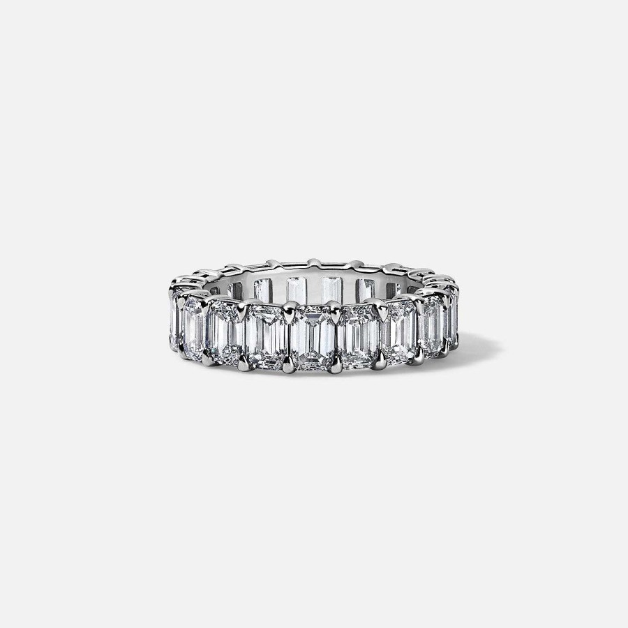 Rings SG Fine | Emerald Cut Eternity Band 5.22Ct