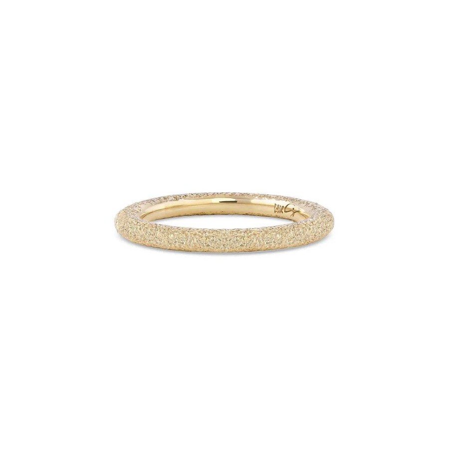 Rings Imperfect Grace | Millie Stack Band 14K Yellow Gold