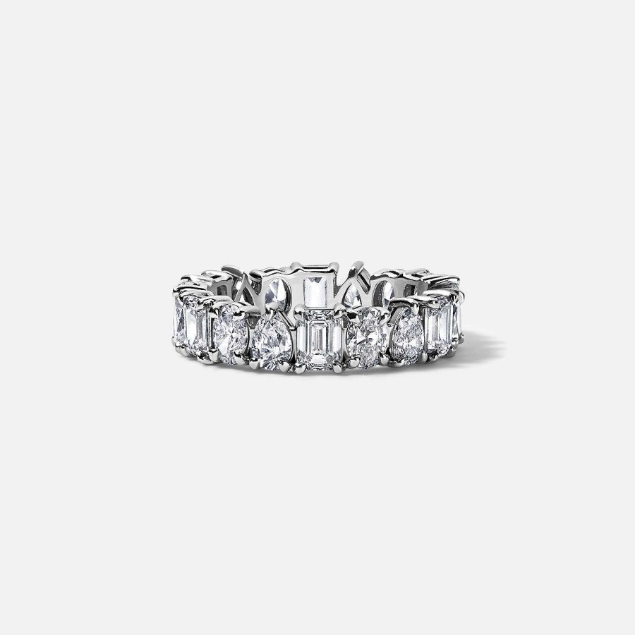 Rings SG Fine | Mixed Shaped Eternity Band 4.07Ct