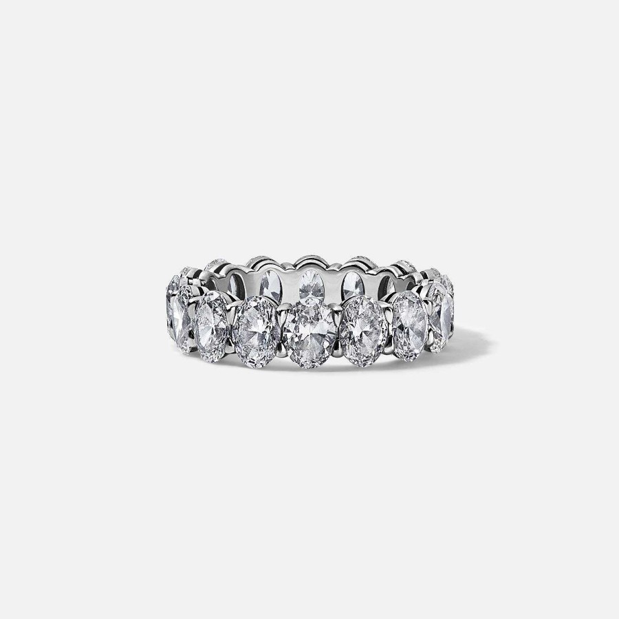 Rings SG Fine | Oval Cut Eternity Band 5.06Ct