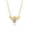 Necklaces Harwell Godfrey | Mini Bee Pendant 18K Yellow Gold