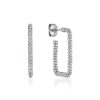 Earrings SG Fine | Diamond Box Hoop