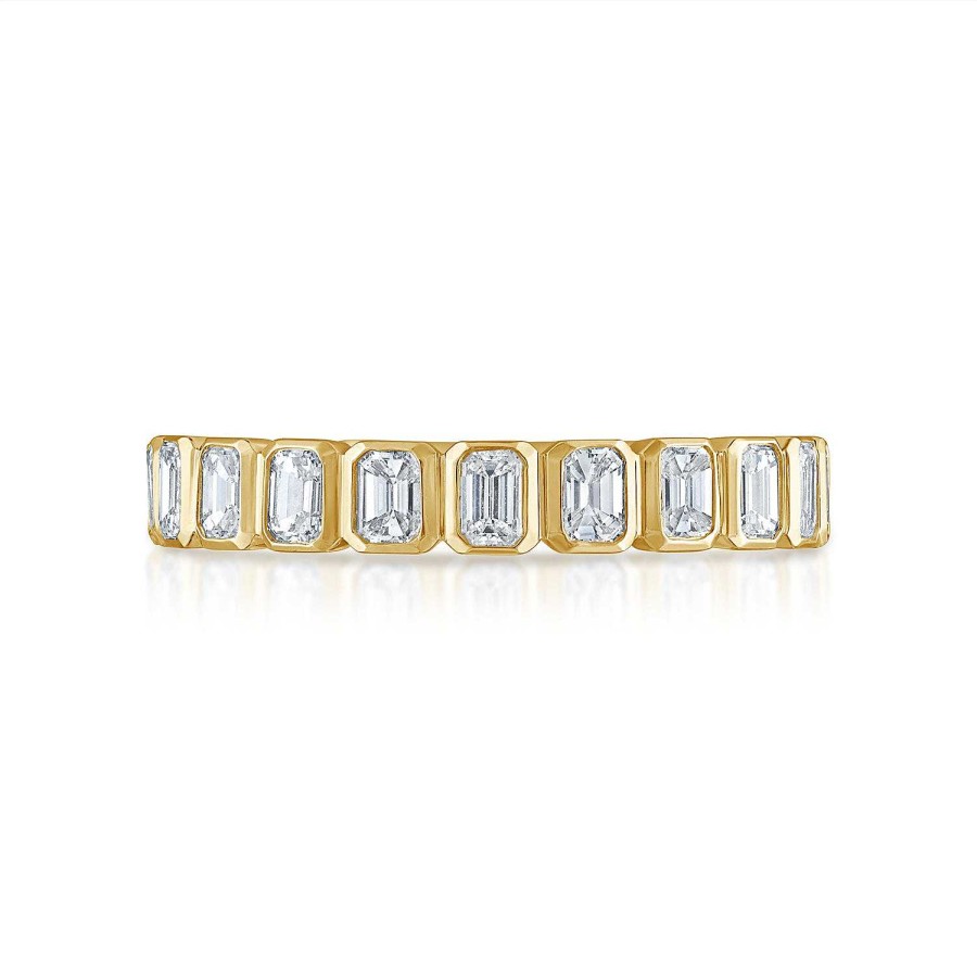 Rings SG Fine | Bezel Set Emerald Eternity Band