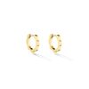 Earrings Cadar | Small Triplet Hoop Earrings 18K Yellow Gold