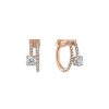 Earrings SG Fine | Pave Huggie And A Half