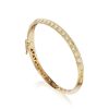 Bracelets Harwell Godfrey | Knife Edge Diamond Bangle 18K Yellow Gold