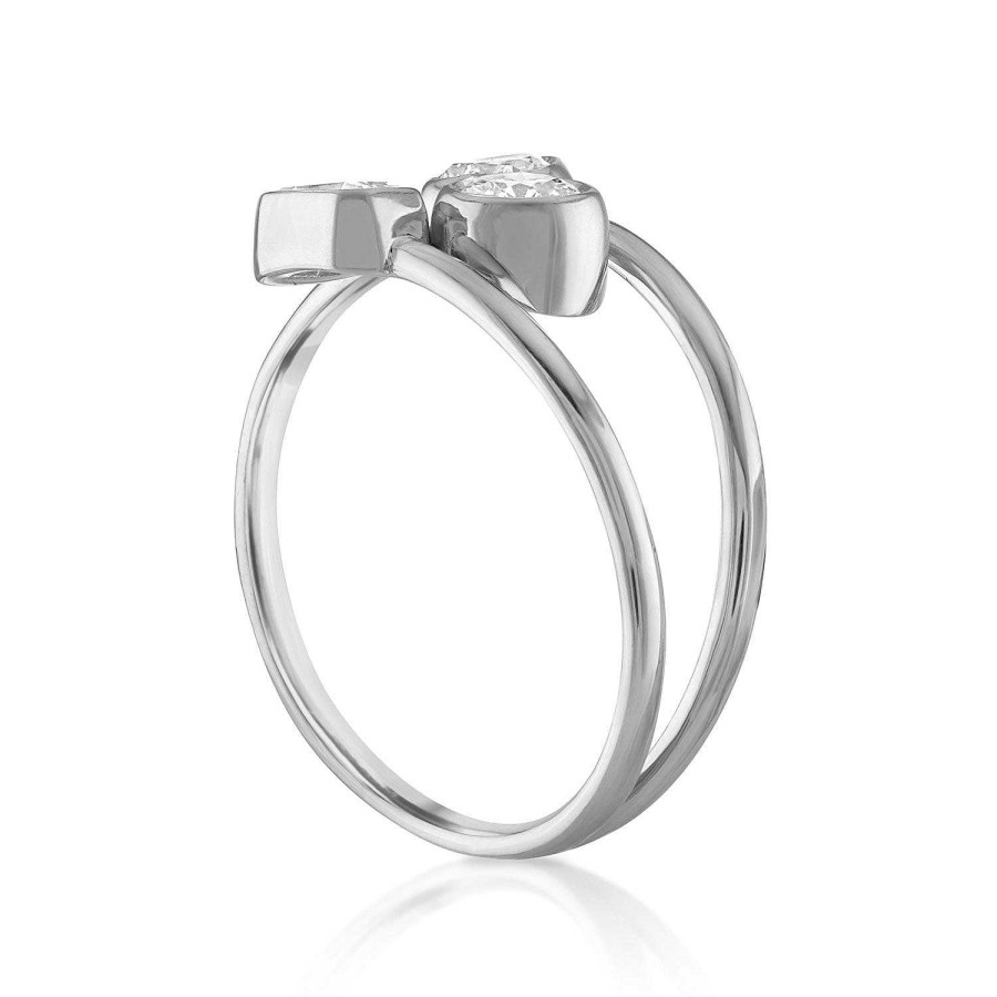 Rings SG Fine | Fancy Bezel Three Stone Multi Shape Ring