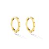 Earrings Cadar | Medium Triplet Hoop Earrings 18K Yellow Gold